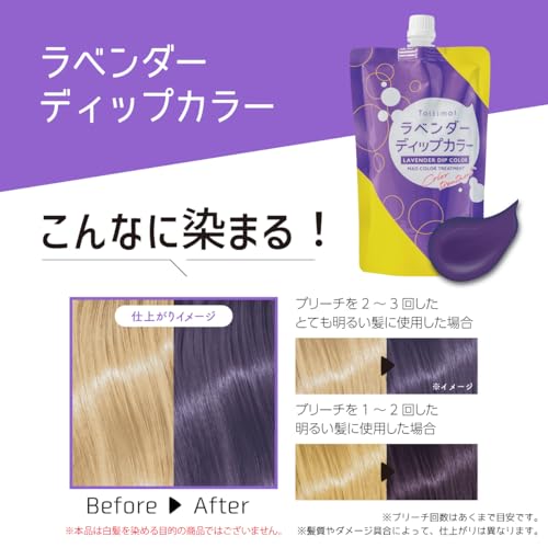 【圧倒的コスパ】Tottimo! ディップカラー ラベンダー カラートリートメント 500g カラーバター