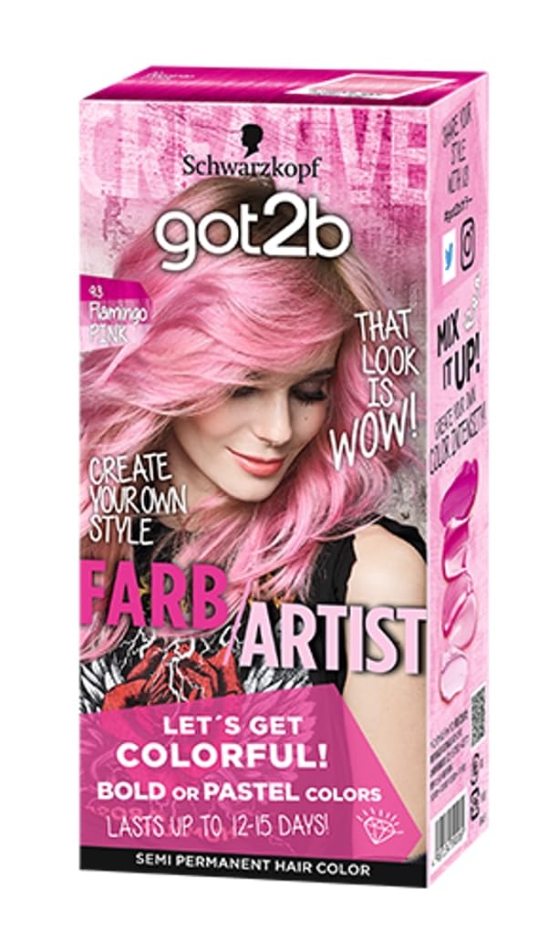 got2b ゴットゥービーカラークリーム フラミンゴピンク Schwarzkopf(シュワルツコフ) ヘアコンディショナー・手袋付き 1個 (x 1) 医薬部外品